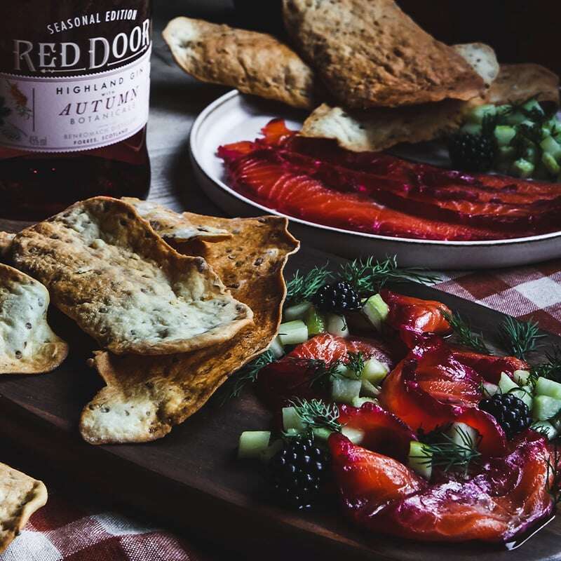 Blackberry-and-Beetroot-Cured-Salmon