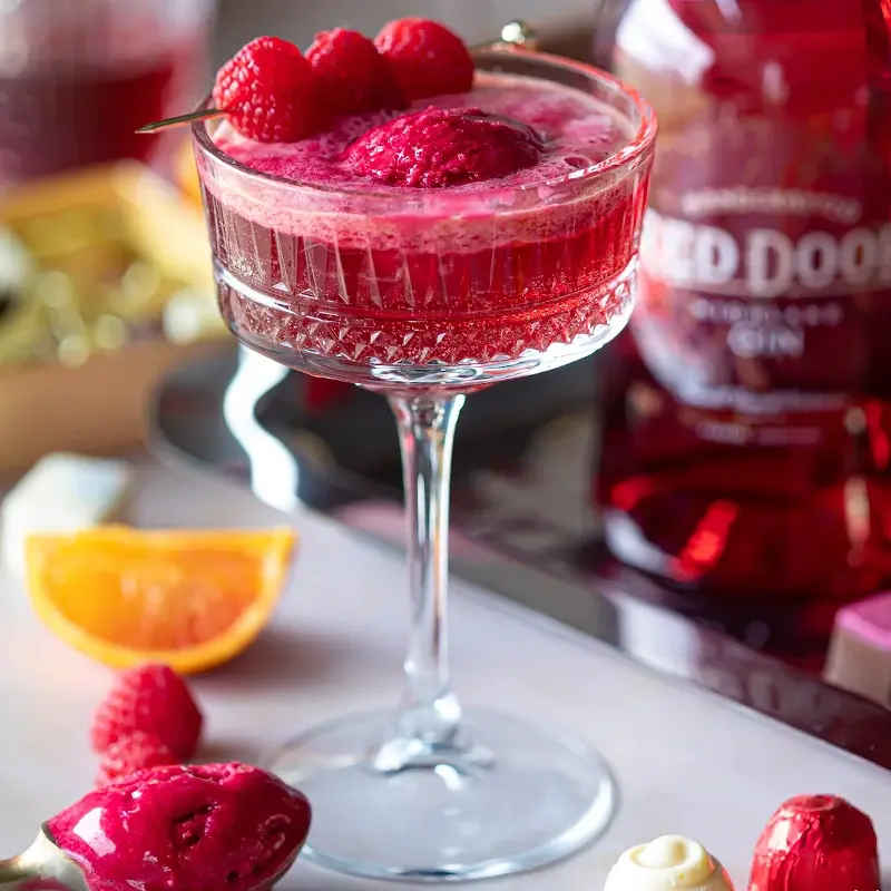 Raspberry-and-Blood-Orange-Gin-Mimosa