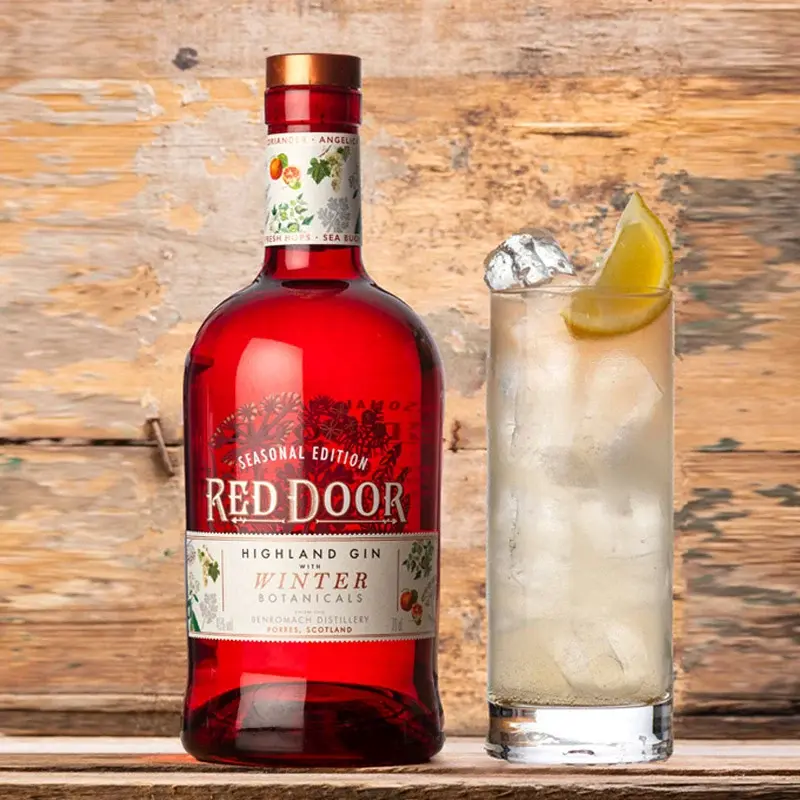 Red Door Gin with Winter Botanicals