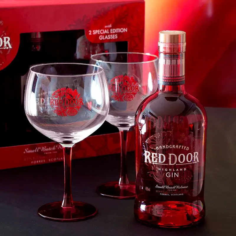 Red Door Highland Gin gift set